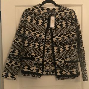 NWT Myne black patterned blazer size 6